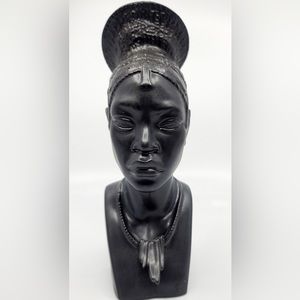 RO RARE HEAD OF CONGOLESE WOMAN LLADRO HEAD OF CONGOLESE WOMAN